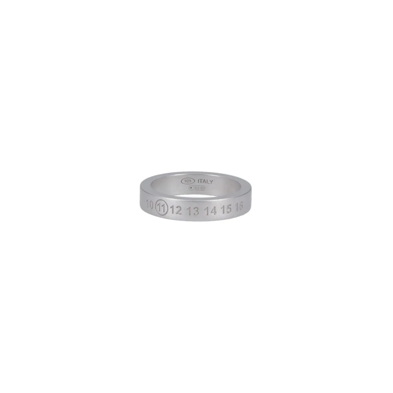 Maison Margiela Ring Polished Silver Minimalist Jewelry Not Applicable