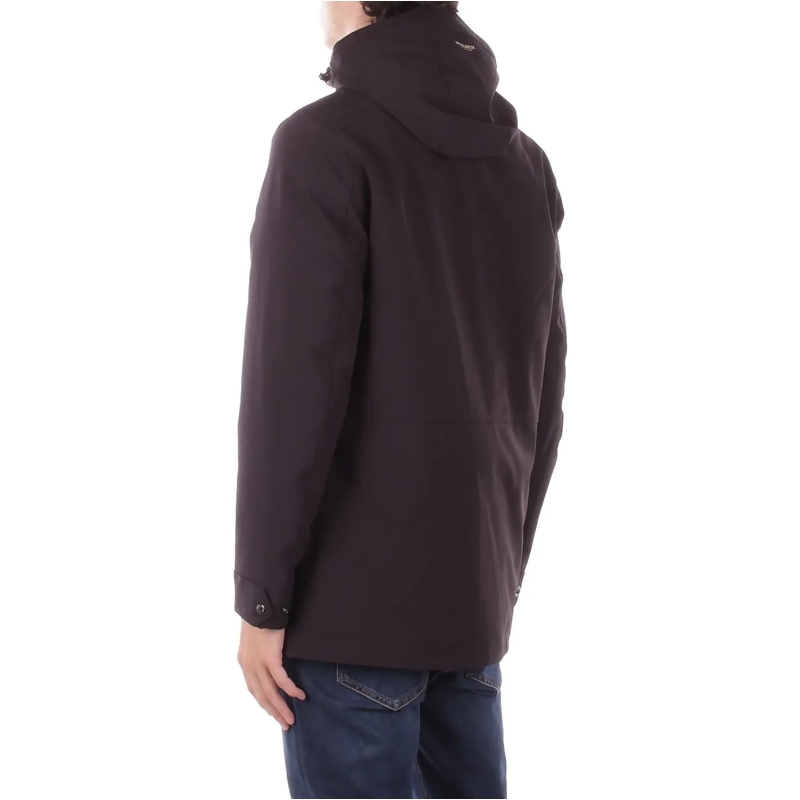 Woolrich Doudoune Woolrich Soft Shell Barrow Mac Coat  Zwart Cfwoou2 schwarz