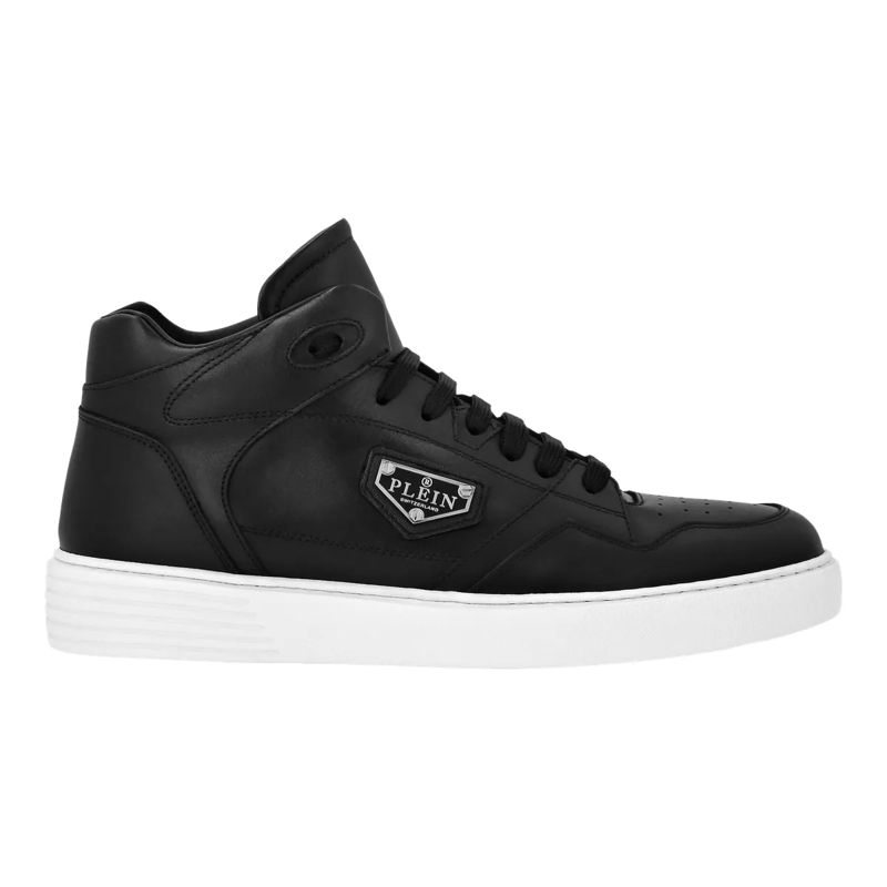 Philipp Plein Low-Top-Sneaker Mid-Top Turnschuhe schwarz