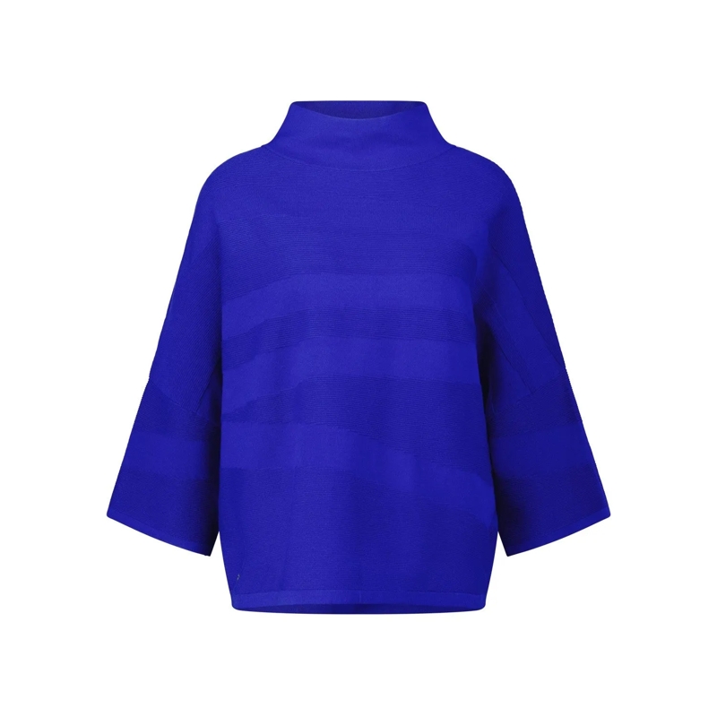 Joseph Ribkoff T-Shirt Pullover mit 3/4 Ärmel Blau