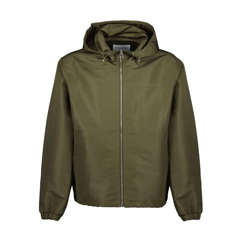 Givenchy Parka Khaki Casual Jacket Grey
