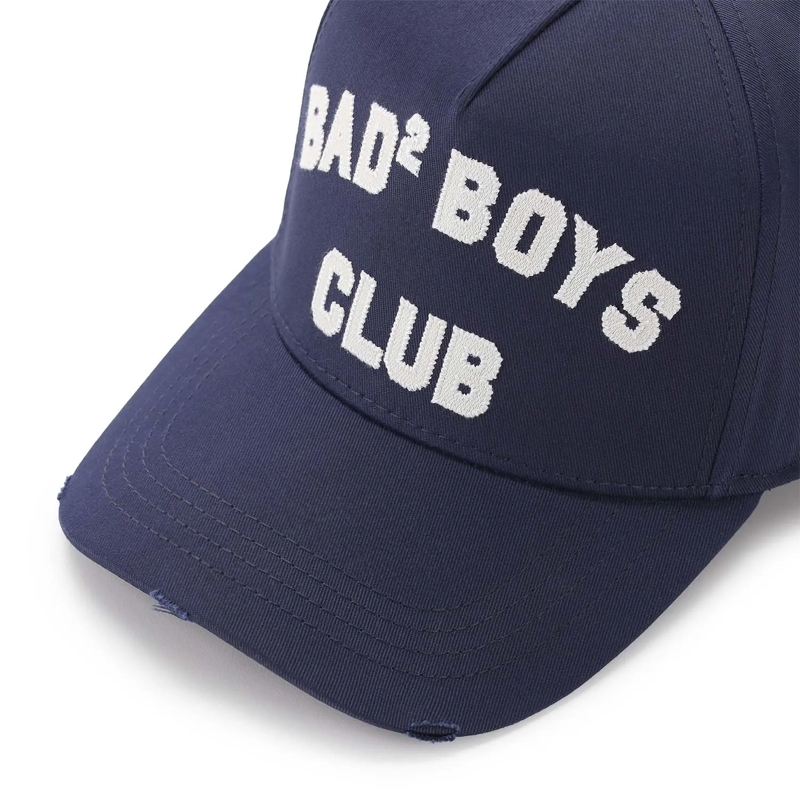 Dsquared2 Chapeau Cap mit Schriftzug blau(Image 5)