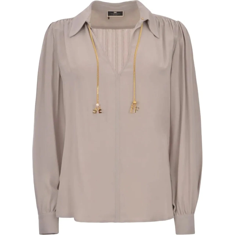 Elisabetta Franchi Chemisier Elisabetta Franchi  Blouses Grijs Cat3041e2 grau