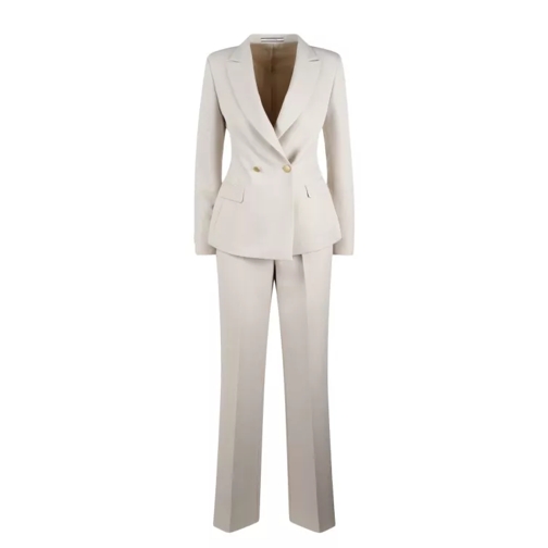 Tagliatore Jersey Stretch Double-Breasted Suit Neutrals 