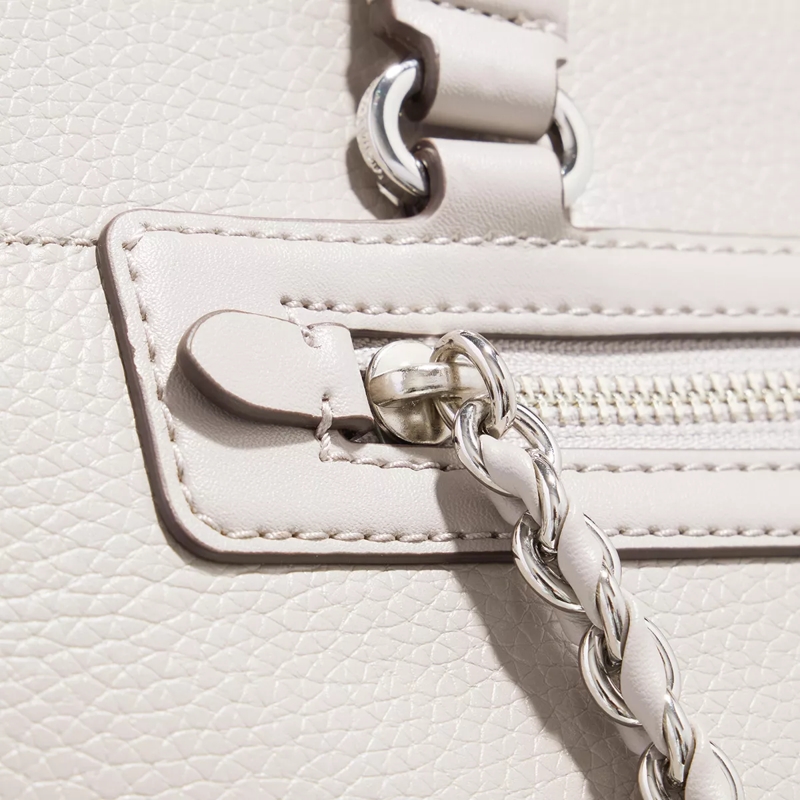 MICHAEL Michael Kors Shopper Slater Large Top-Zip Tote Pearl Grey(Image 4)