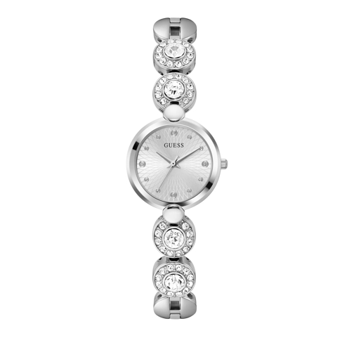 Guess Quartz Watch Stardom Silver Tone