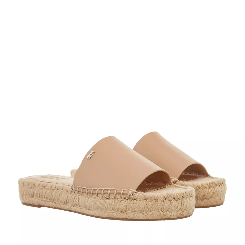 DKNY Claquettes Camillo Platform Slide Espadrille New Nude