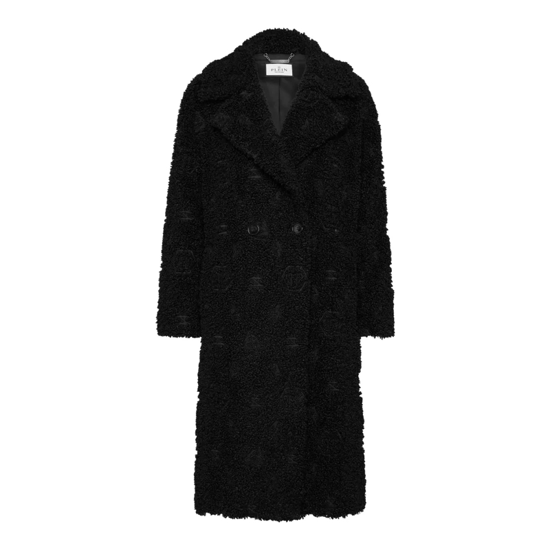Philipp Plein Wintermantel Mantel Monogram schwarz(Image 2)
