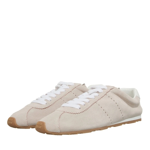 Miu Miu lage-top sneaker Logo Printed Lace Up Sneakers Rose