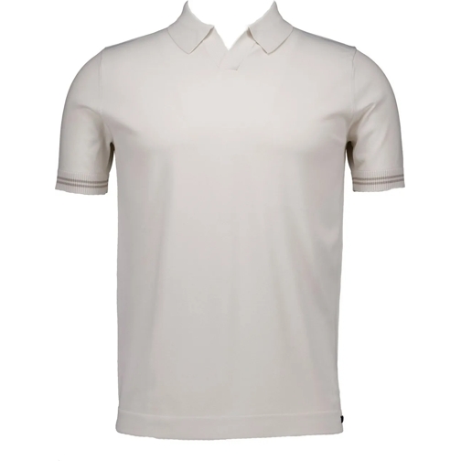 GENTI Polohemd Genti No Buttons Ss Polos Off White K9118-1260 weiß