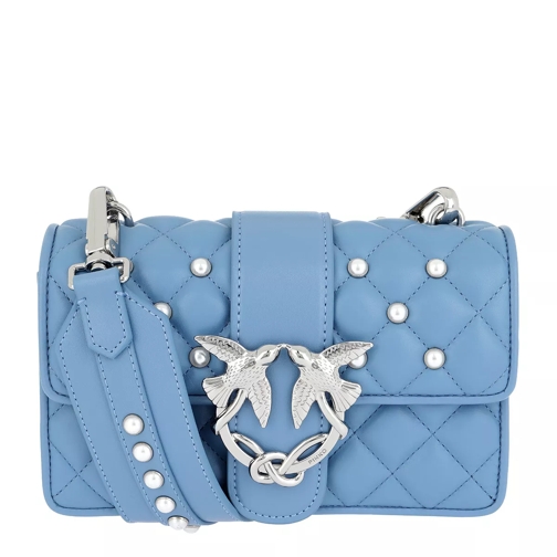 Pinko Mini Love Pearls Shoulder Bag Azzurro Sac à bandoulière