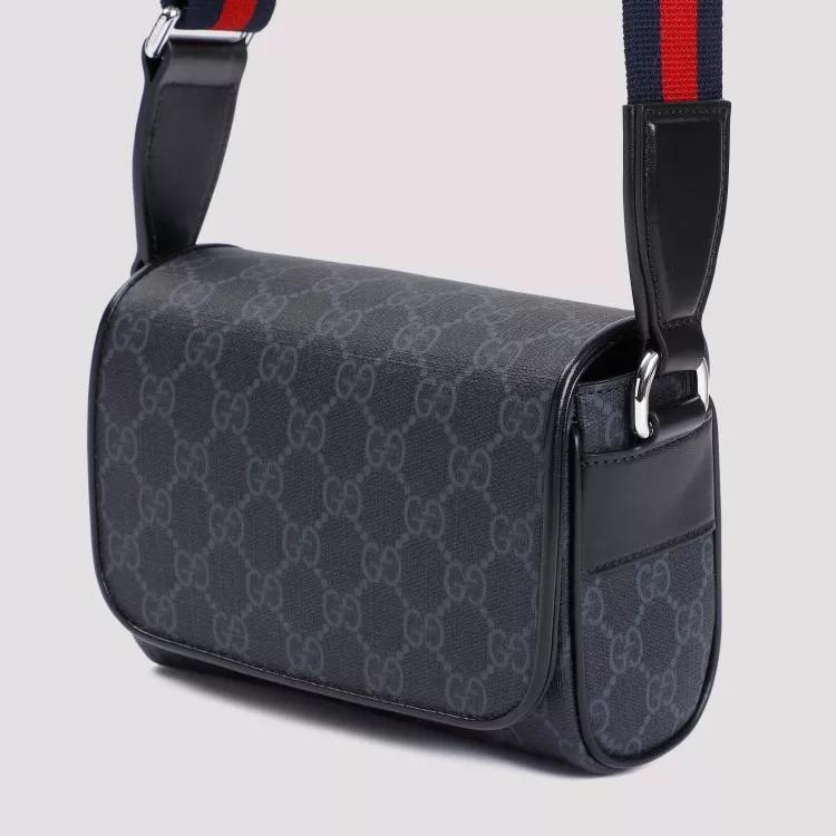 Gucci Gg Supreme Mini Bag Black Schultertasche