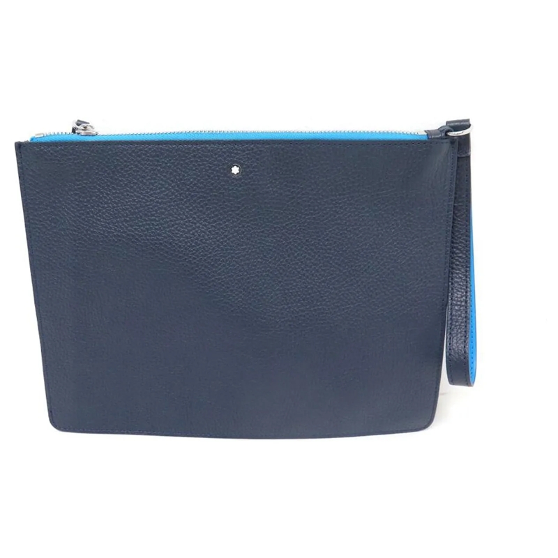 Montblanc Clutch NEUE MONTBLANC POUCH MEISTERSTUCK SOFT GRAIN MY OF hellblau