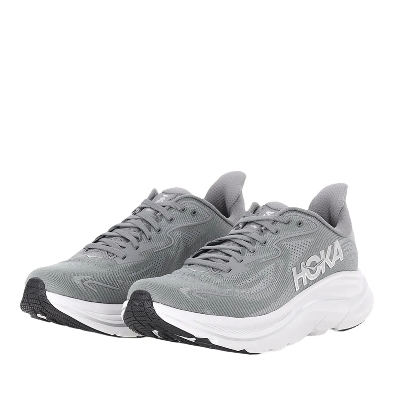 Hoka Schnürschuhe Sneaker Clifton 10 grau