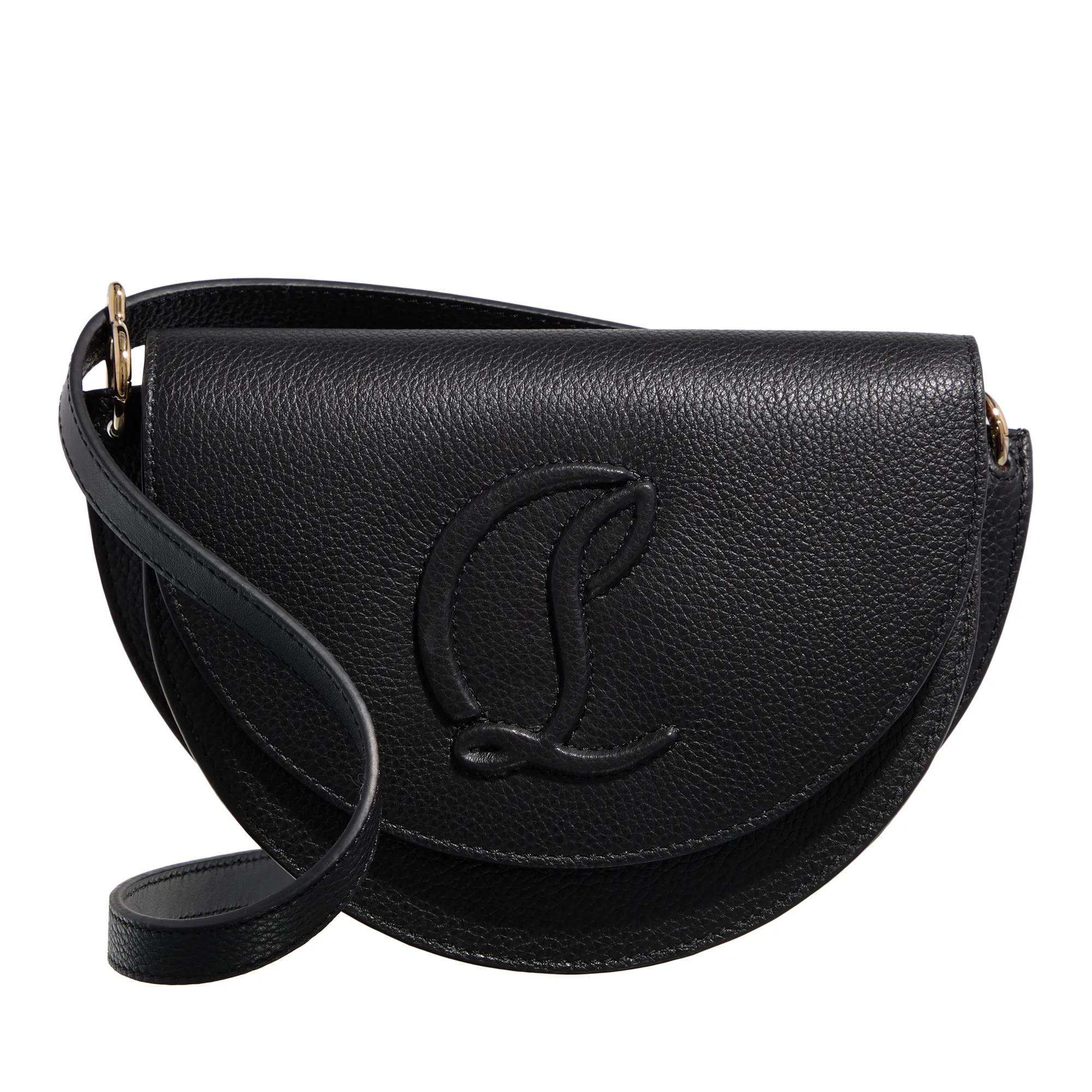 Christian Louboutin Crossbody Bags - By My Side Grained Calf Leather - Gr. unisize - in Schwarz - für Damen