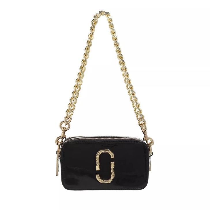 Marc Jacobs Patent Snapshot Camera Bag in Black