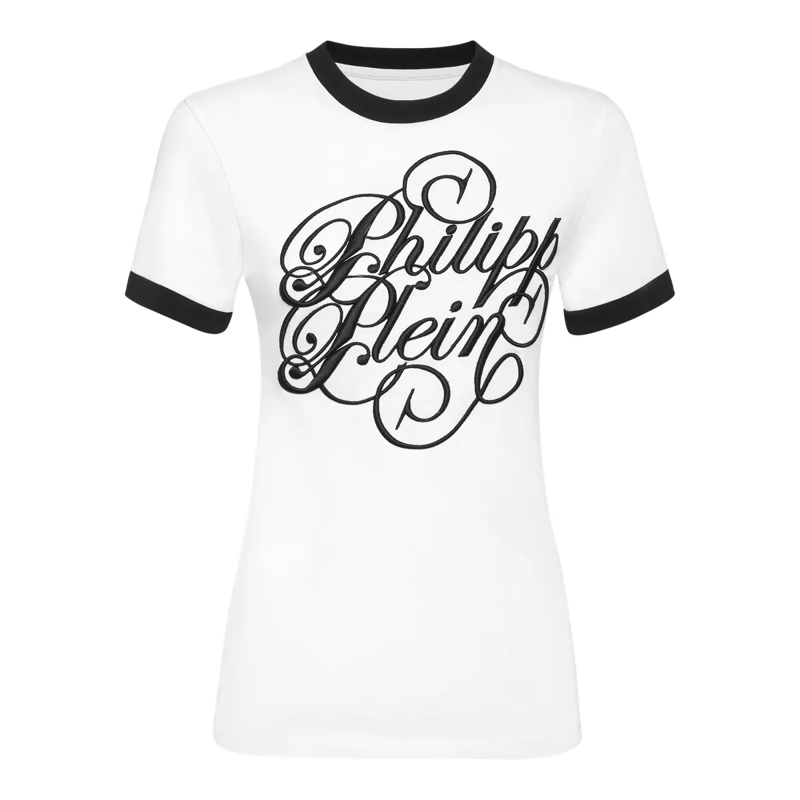 Philipp Plein T-Shirt T-Shirt Slim Fit weiss