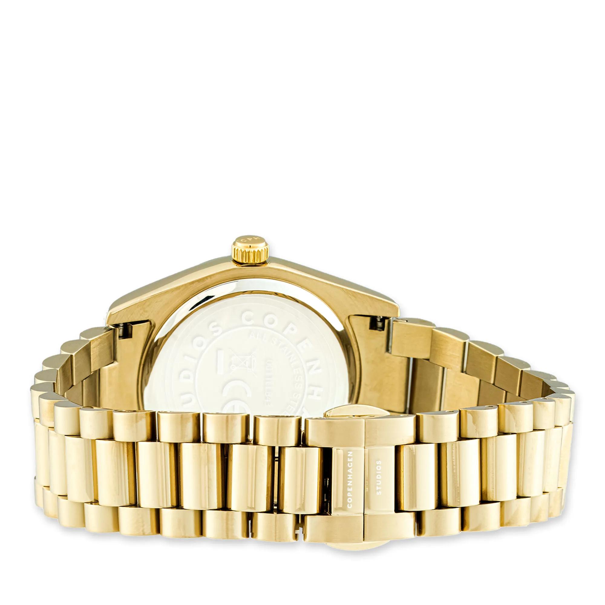 Thumbnail - Copenhagen Uhr - Edelstahl Uhr - Round Watch - Gr. unisize - in Gold - für Damen