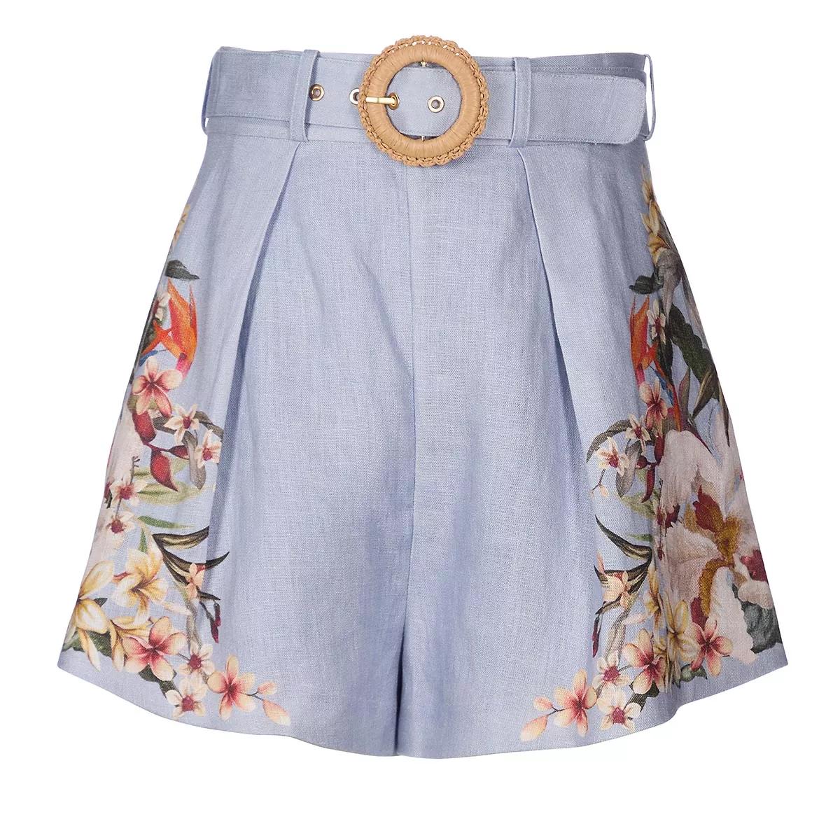 Zimmermann - Lexi Tuck Shorts - Größe 1 - blau