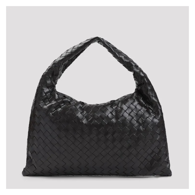 Bottega Veneta Hobo Bag Leather Small Hop Bag Black(Image 2)