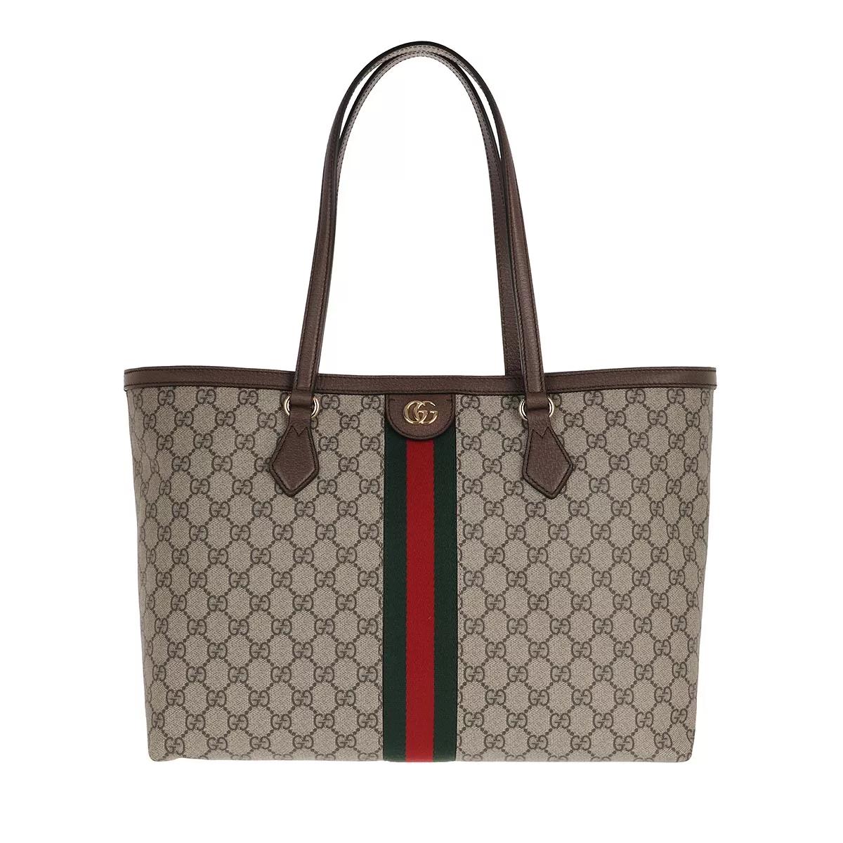 Gucci Shopper - Medium Ophidia GG Shopping Bag Leather - Gr. unisize - in Braun - für Damen