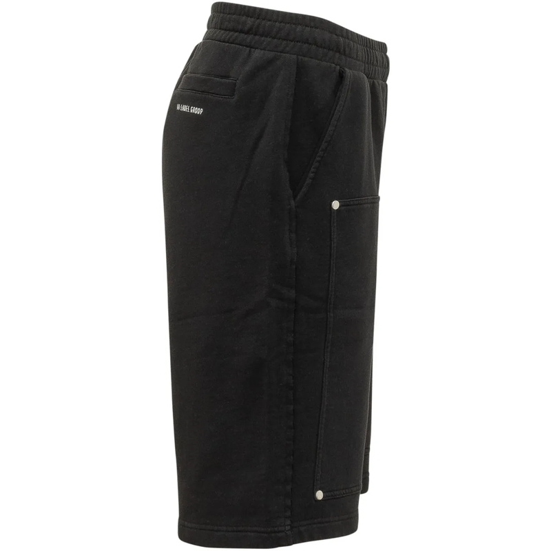 44 Label Group Shorts Pantaloncini con Tasche Applicate schwarz(Image 3)