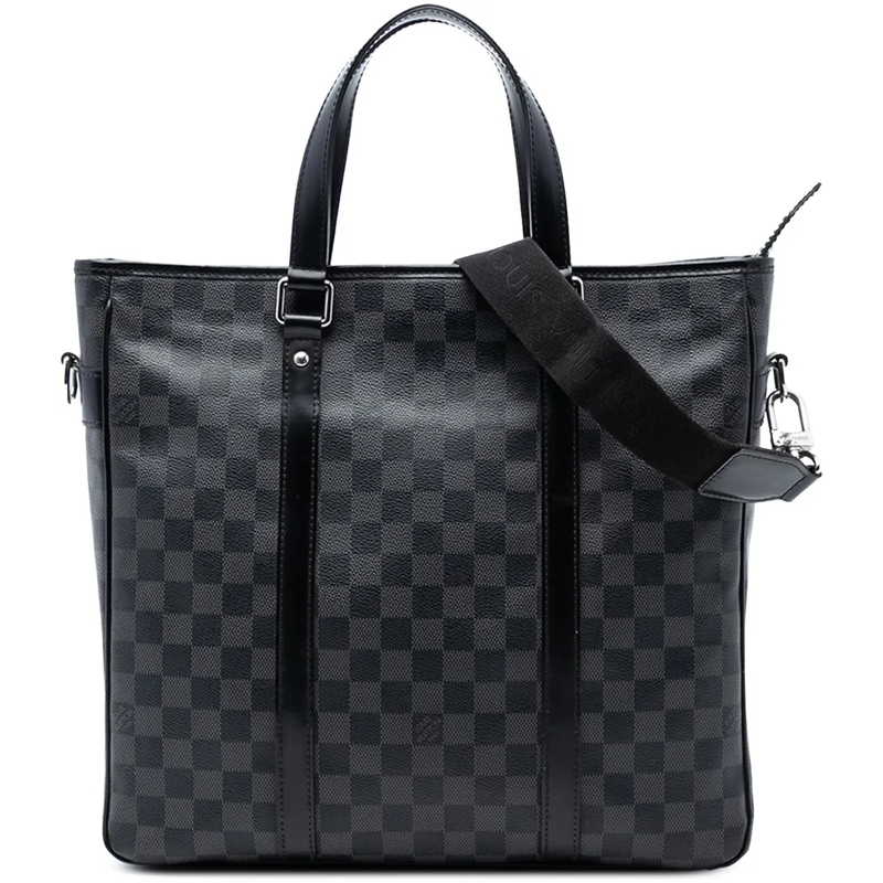 Louis Vuitton Schultertasche Damier Graphite Tadao PM schwarz
