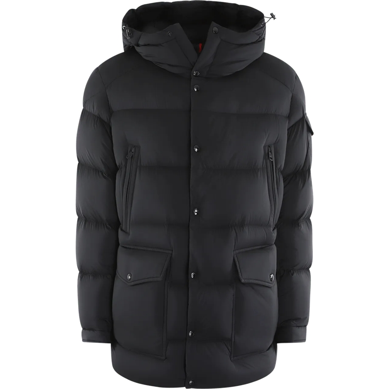 Moncler Doudoune Heren Bretagne Short Parka blau