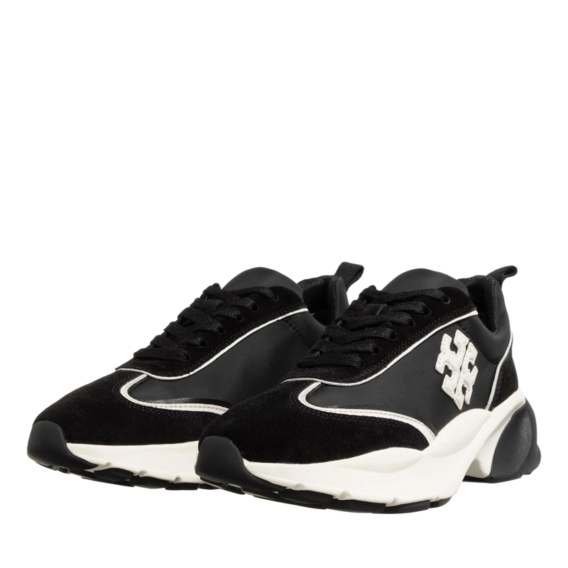 Tory Burch Low-Top-Sneaker Good Luck Trainer Perfect Black / New Ivory(Image 2)