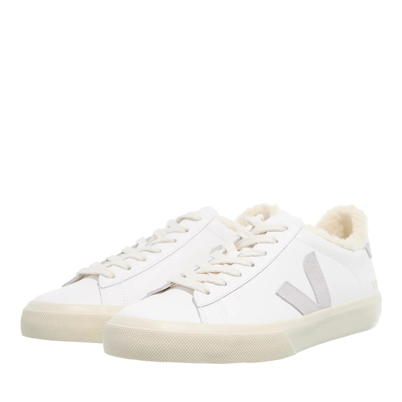 Veja Low-Top-Sneaker Campo Winter Extra White Light Grey(Image 3)