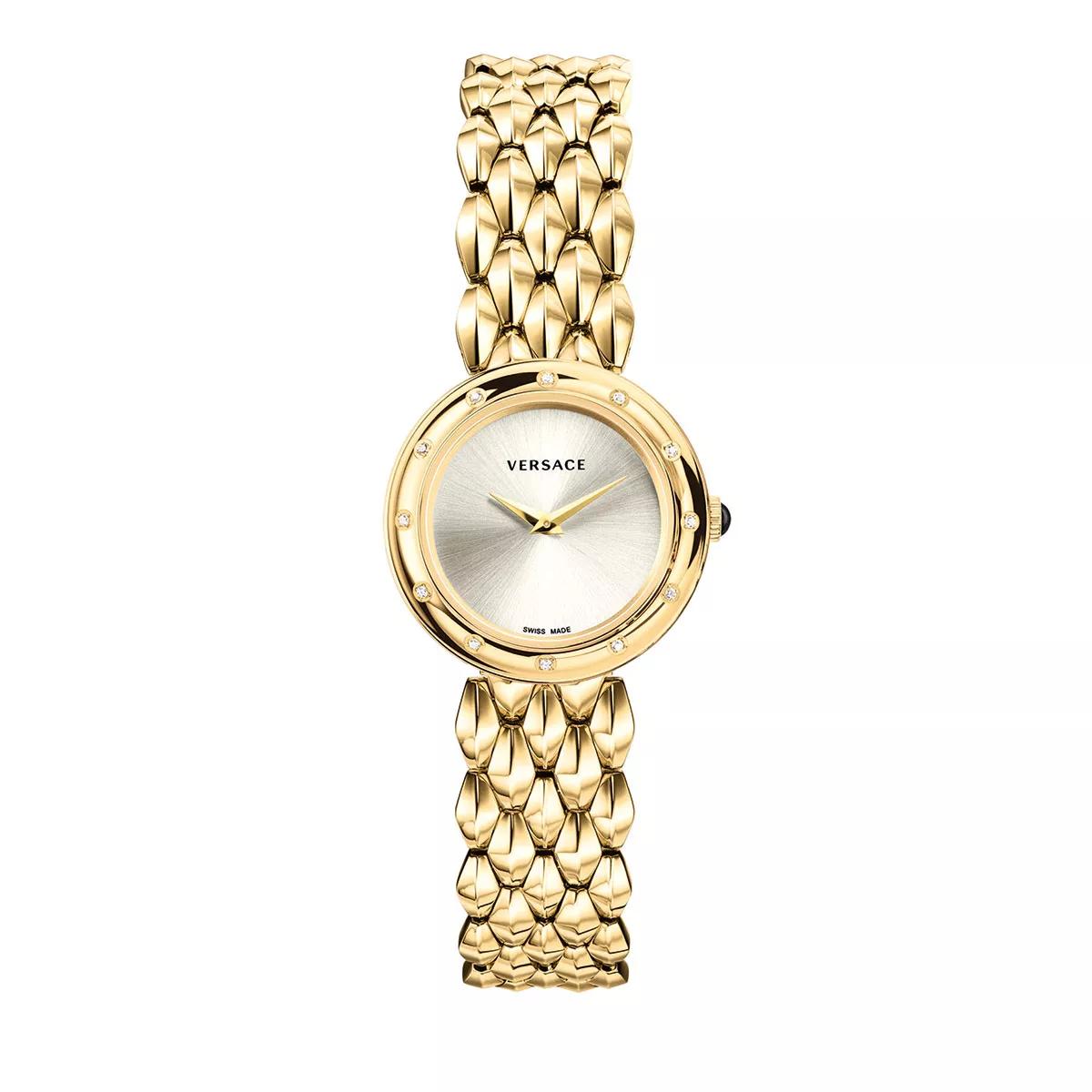 Versace VFlare Watch Yellow Gold Quartz Watch