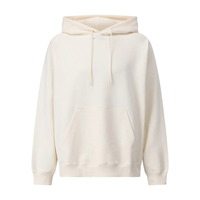 MSGM  Hoodie mit rückseitigem Logo Weiß