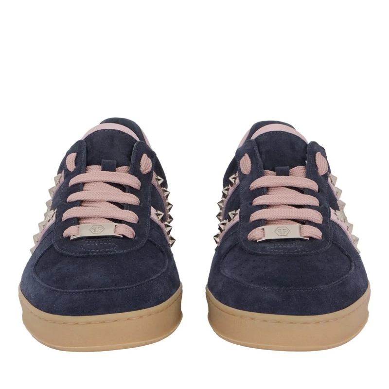Philipp Plein Low-Top-Sneaker Elegante Einzigartigkeit für Ihre Freizeit mit die dunkel-blau(Image 4)