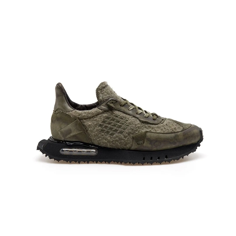 Be Positive Sneaker basse Space Race - Wool & Dyed Sneakers Green