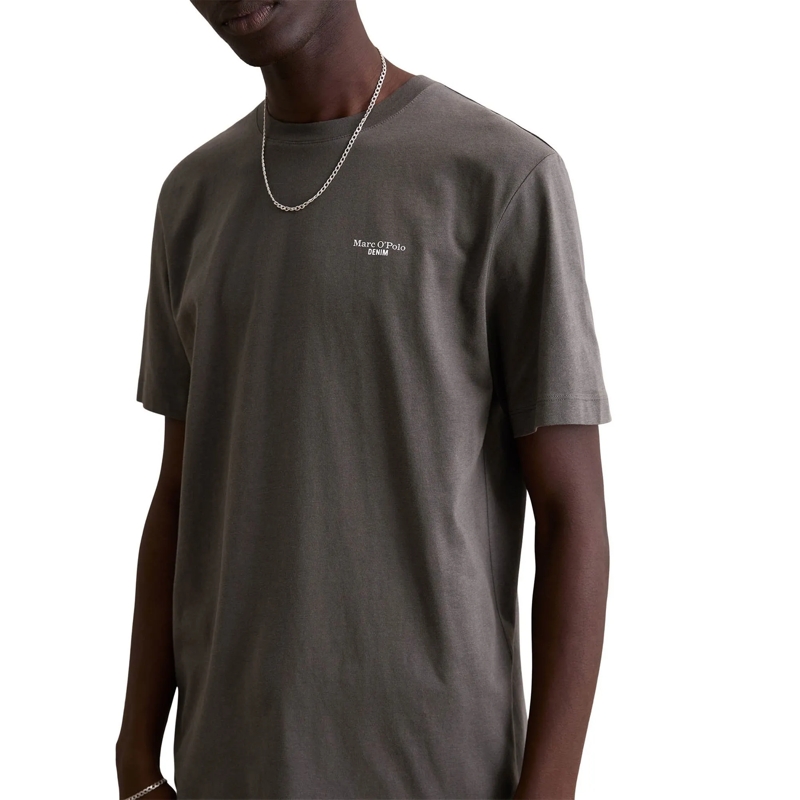 Marc O´Polo Hemd T-Shirt, SSL, Logo Print, Doubl 2er Pack bunt(Image 3)