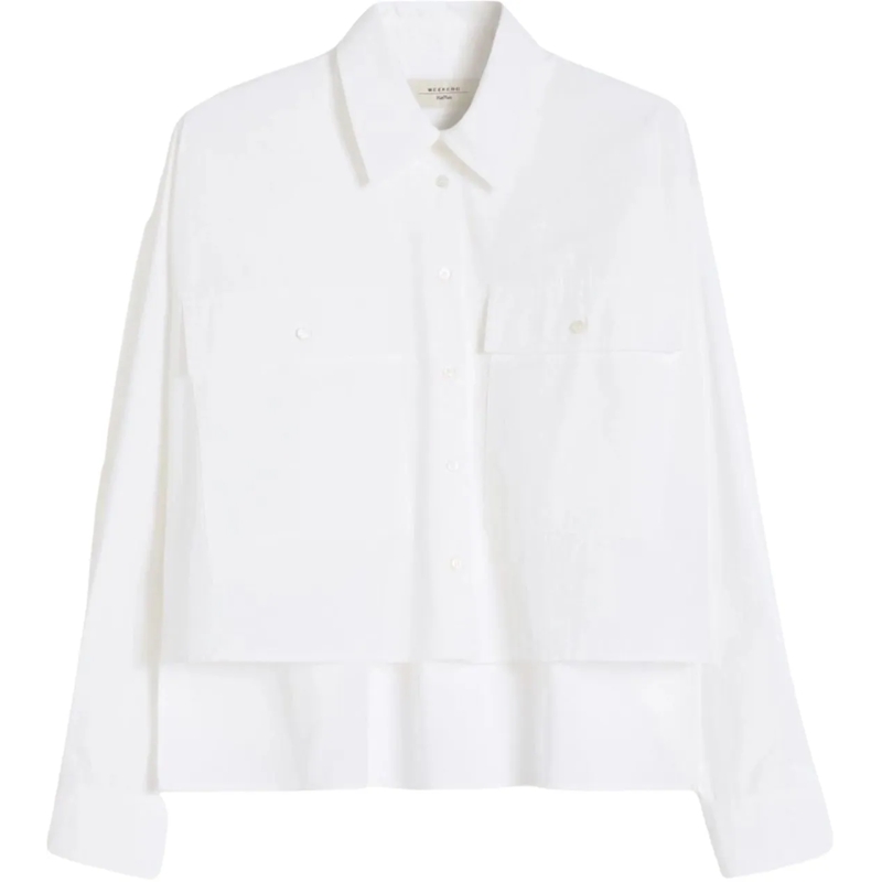 Max Mara Bluse Max Mara Weekend Wkdbruno Blouses Ecru 26151110716 weiß