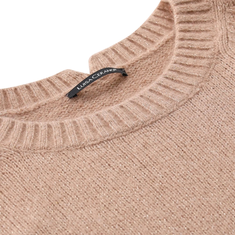 Luisa Cerano Pullover Pullover aus Wolle & Kaschmir pink(Image 4)