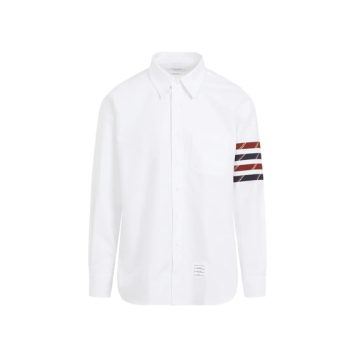 Thom Browne Hemden Straight Fit Long Sleeves Shirt White