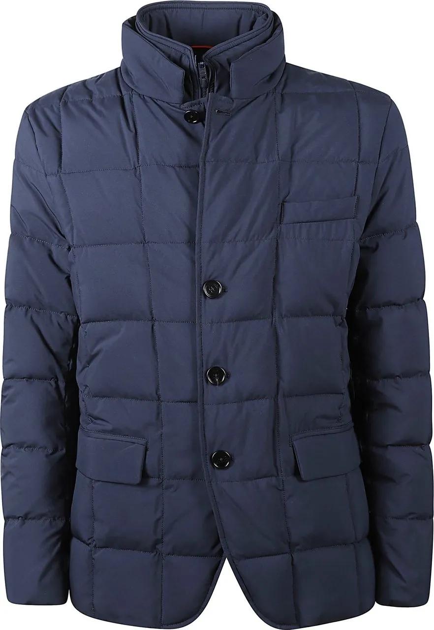 Thumbnail - Fay - Double Front Down Jacket Blue - Größe XL - blue