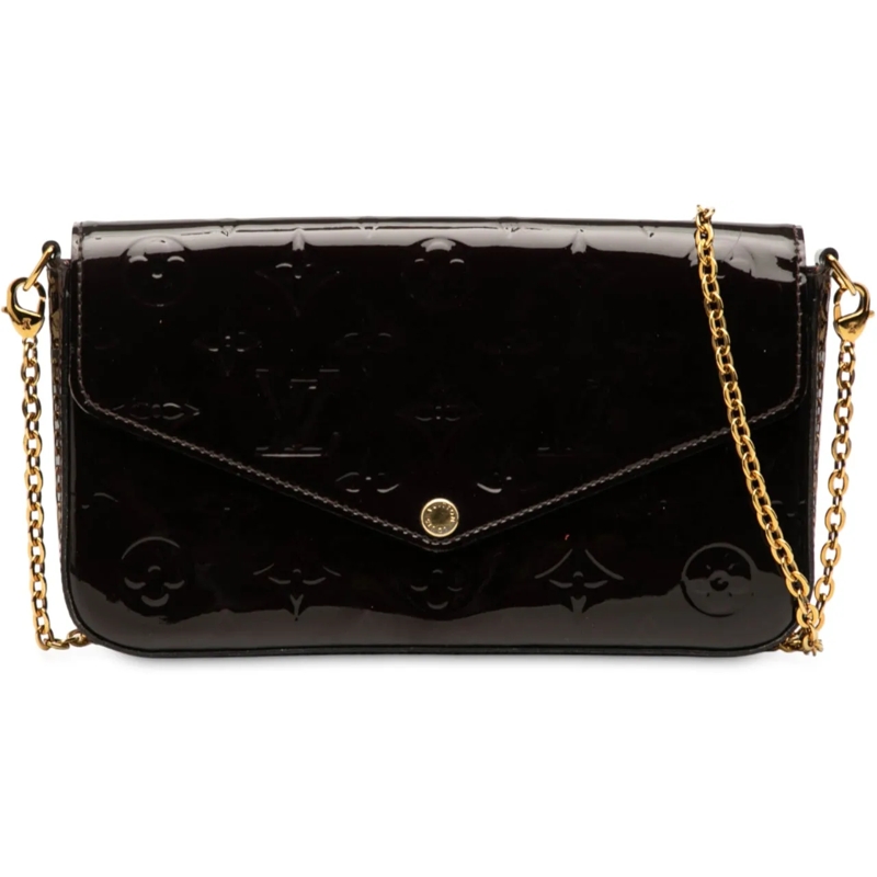 Louis Vuitton Schultertasche Monogram Vernis Pochette Felicie lila