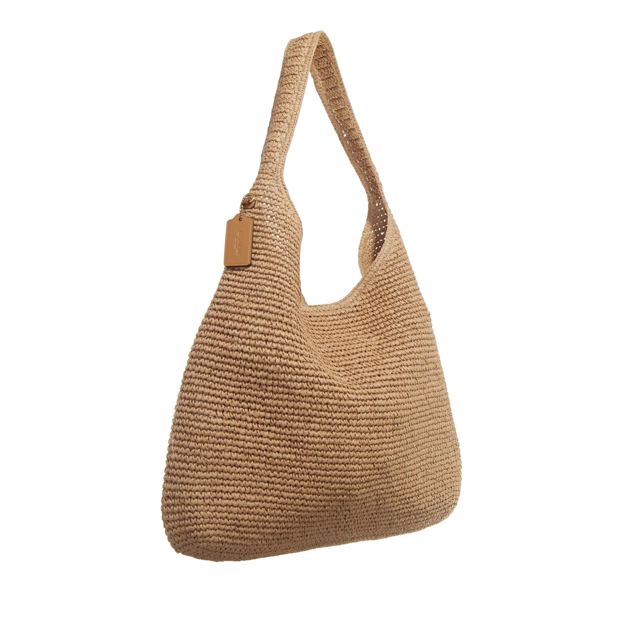 Coach Crossbody bags Straw Bk 39;Brass Nat in beige