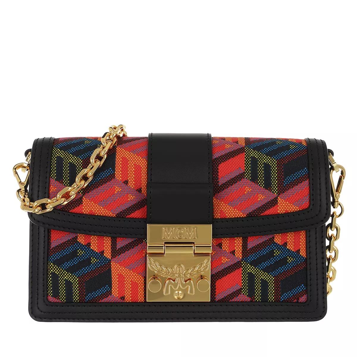 MCM Gretl Cubic Monogram Jacquard Crossbody Mini Multi | Crossbody Bag ...