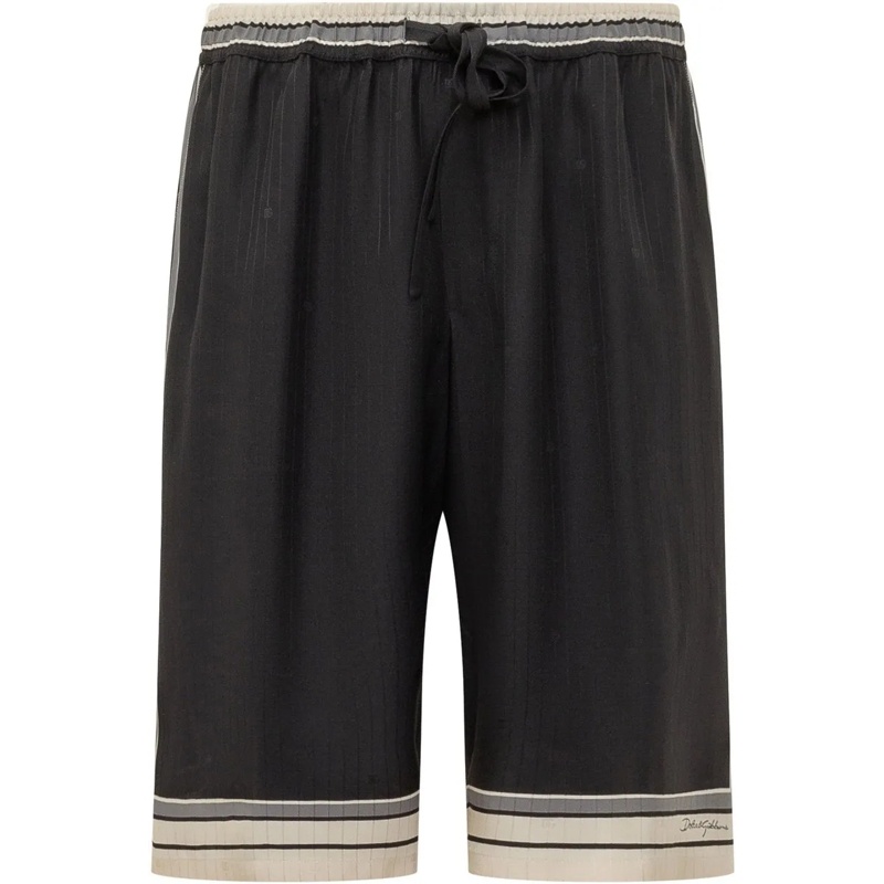 Dolce&Gabbana Shorts Shorts Relaxed Fit Con Coulisse schwarz