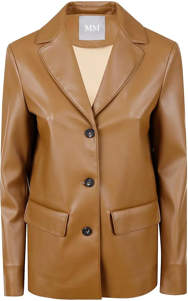 Max Mara - Jackets Leather Brown - Größe M - braun