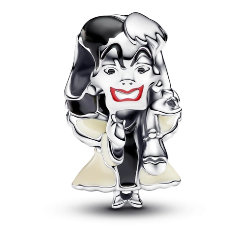 Pandora Disney Villains Cruella De Vil Charm Black Ciondolo