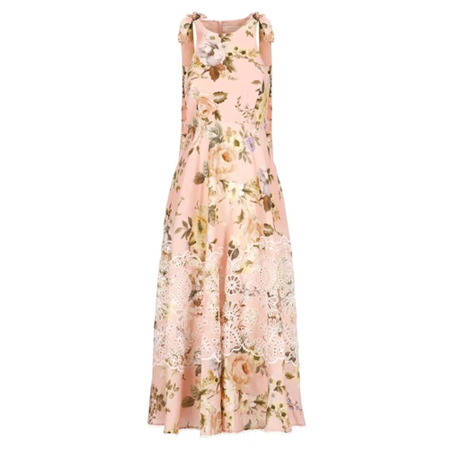 Zimmermann Midi Jurken Acacia Broderie Midi Dress Neutrals