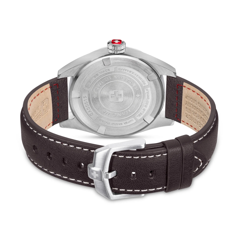 Swiss Military Hanowa Quarzuhr Quarzuhr Greyhound dunkel-braun(Image 3)