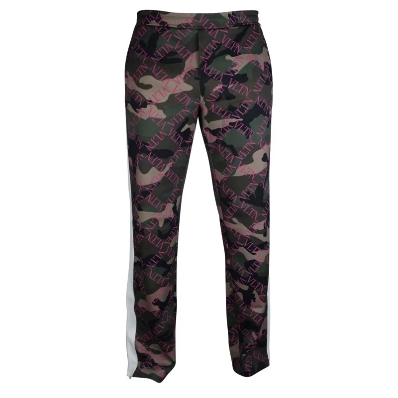 Valentino Garavani joggingbroek Camouflage Print Sport Pants Black