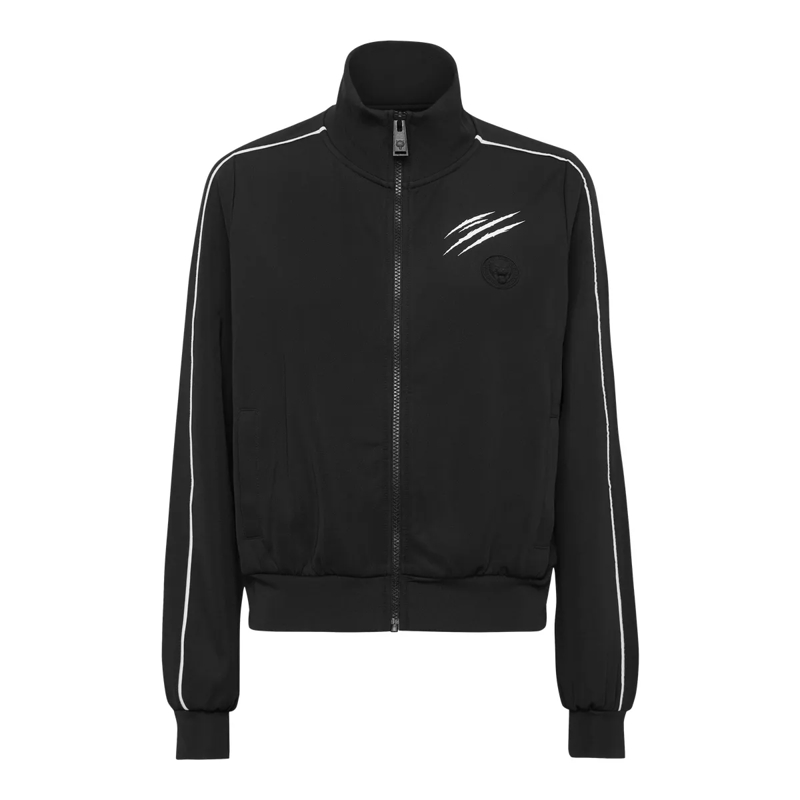 Plein Sport Daunenjacke Sweatjacke schwarz