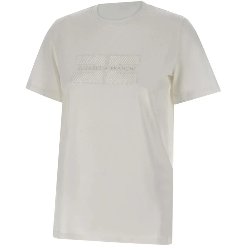 Elisabetta Franchi T-shirt T-Shirts And Polos White weiß